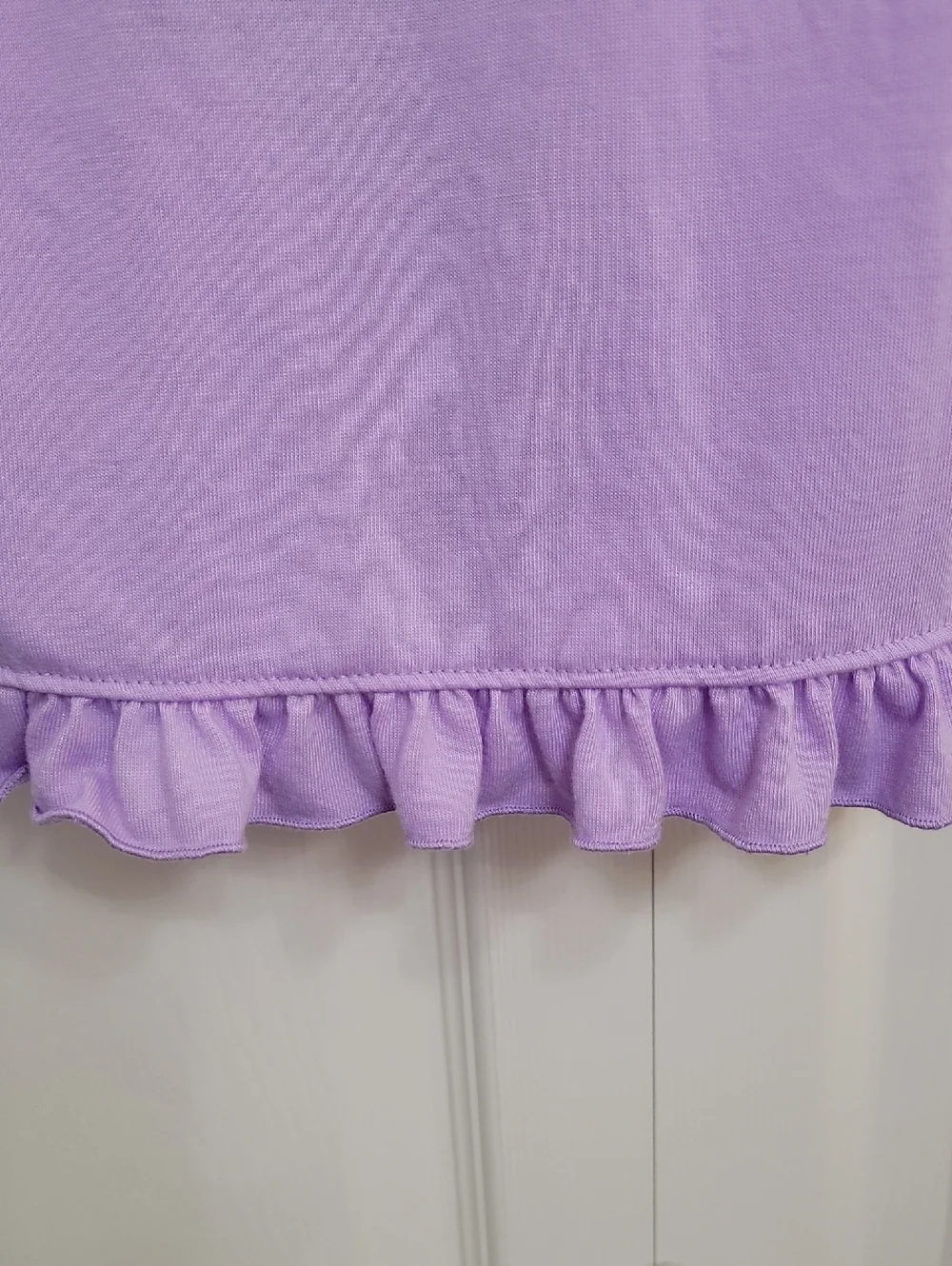 The Children’s Place Girls Nightgown Lavender Ruffle Hem Long Sleeve · L 10/12